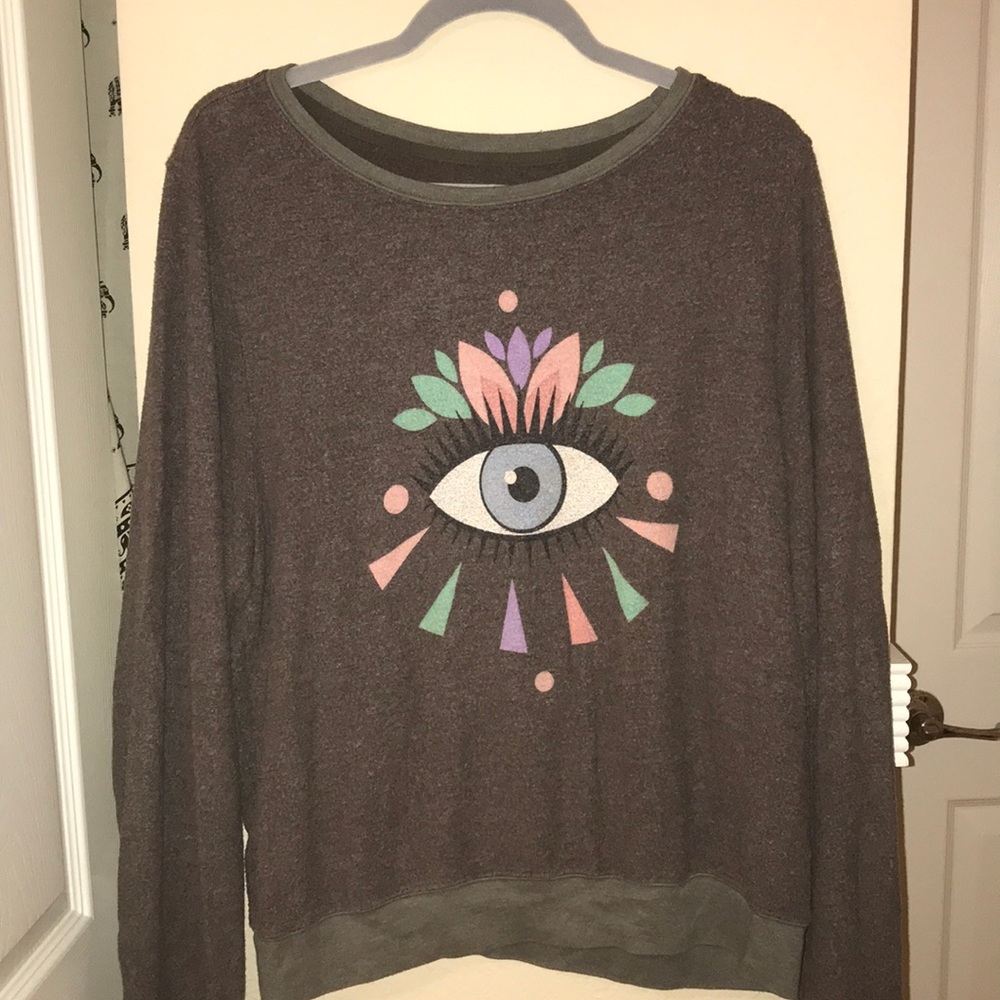 wild fox evil eye sweatshirt